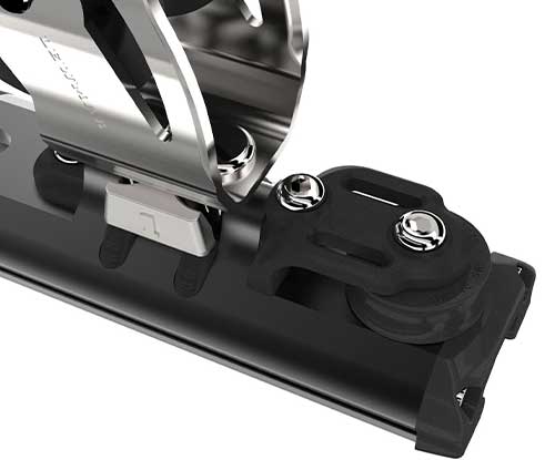 Chariot de génois NTR avec réa de contrôle - réglage d'écoute